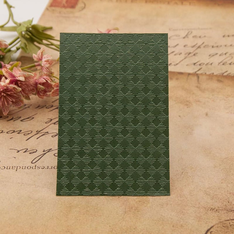 FUGUT 3-D Embossing Folder for Card Making - Plastic Textured Template for DIY Scrapbooking, Paper Crafting and Handmade Art Supplies (3D Fabric Texture 8.3 x 5.9 in) - Image 5